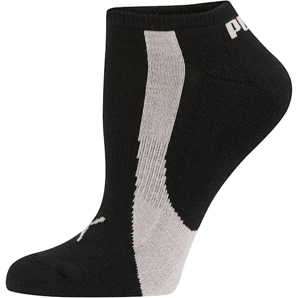 Women's No Show Socks [3 Pairs], BLACK, extralarge
